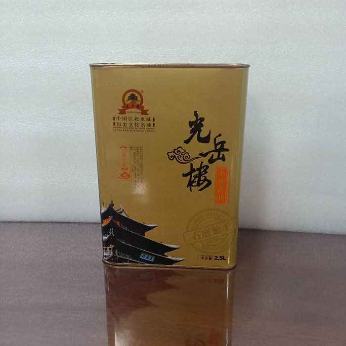 2.5L食用油鐵盒，食用油鐵桶